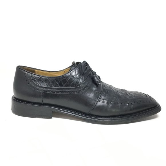 Mezlan Oxfords Shoes Size 9.5 Black Crocodile main image 8